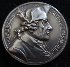 MDS DEUTSCHES REICH SILBERMEDAILLE "200.GEBURTSTAG FRIEDRICH DER GROSSE 1912" #S