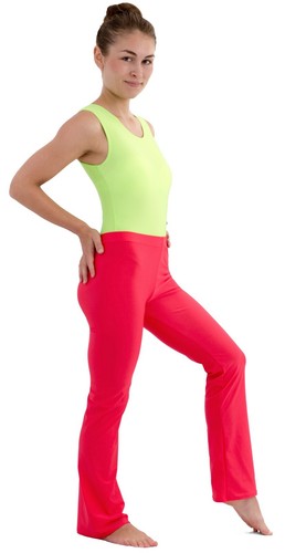 Damen jazzpant stretch shiny - jazzpant,