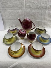 Otto Hädrich REICHENBACH PORZELLAN  MOKKASERVICE   MADE IN DDR