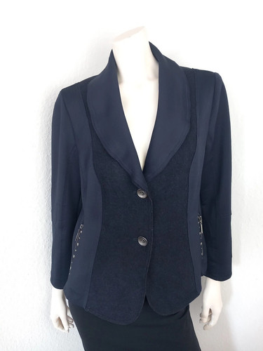 Biba jacke blazer blau schwarz - biba,
