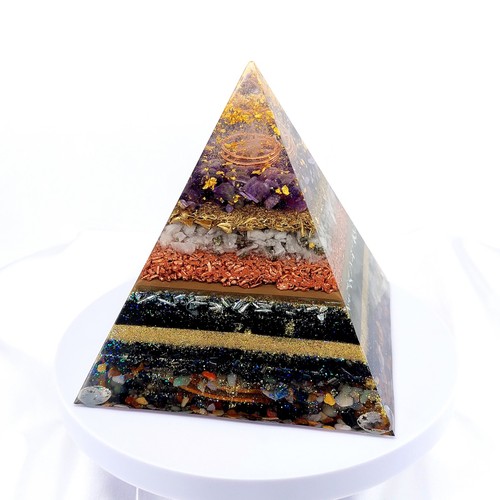 Orgonit pyramide amethyst - pyramide,