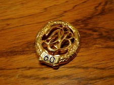 Deutsches Sportabzeichen DSB in Gold Großabzeichen mit Zahl 60 Orden Bundeswehr