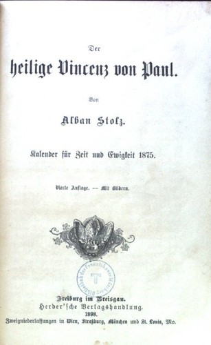 Der heilige vincenz von - vincenz,