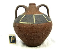 Formschöne Rudi Stahl Keramik pottery Vase  Höhr - Grenzhausen 450 / 22