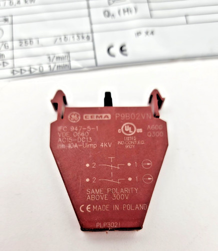 General electric p9b02vn - general,