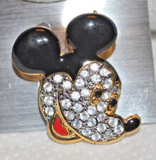 Brosche  Modeschmuck -  Mickey Maus - viel Strass * 95 *