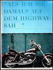 Harley Davidson Sportster:   originale Werbung aus 1983