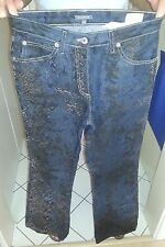 Street One bunte Hose, Gr. 29 Ronja superlong, geflockt