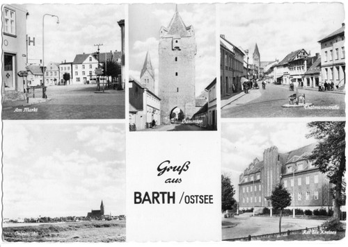 Barth ostsee fünf abb - ak,,