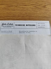 Eicher Technische mitteilung Daten Zapfendüse ED 3 50ps Prospekt traktor 20