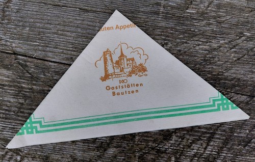Serviette ddr gaststätten - ddr, ho