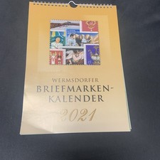 Wermsdorfer Briefmarkenkalender DDR 2021