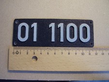 Lokschild 01 1100 Nachbildung