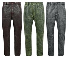 Herren Lederhose Biker