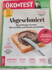Öko Test Ausgabe 09/2022 Abgeschmiert Nuss-Nougat-Cremes im Test wie neu