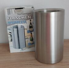 Flaschen Kühler Edelstahl Rostfrei Doppelwandig OVP ca. 19,5 cm x ca. 12 cm