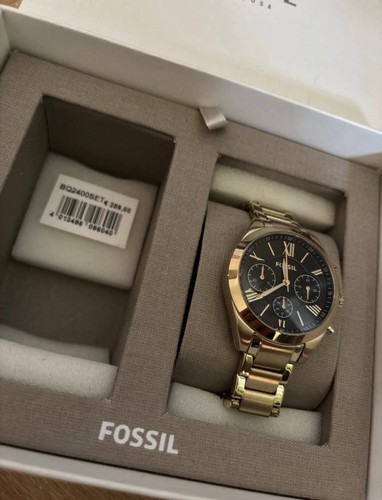 Fossil damenuhr gold - gold, mit