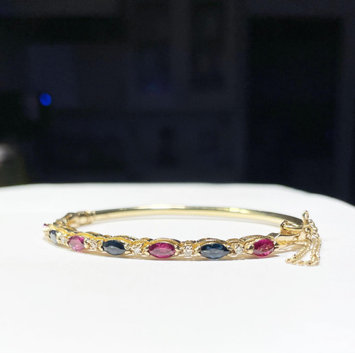 18k gelbgold über rubin - 18k,