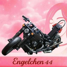 1000+ Teile Retro Motorrad Modellbaukasten DIY Fahrzeug-Bausatz Fahrzeug Chopper