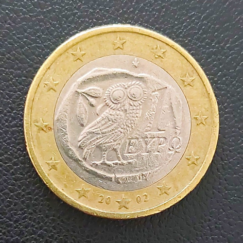 Griechenland euro kursmünze - 1,