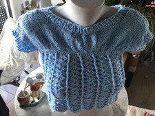 Strick-Häkel-Top/Handarbeit