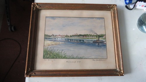 Aquarellmalerei kaiserswerth - aquarellmalerei,,