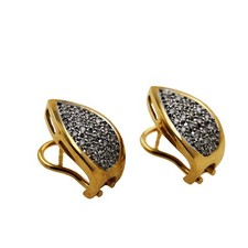 Diamant Ohrringe 750 Gold 18