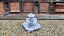 1/160 Brunnen aus "Marmor" (groß) Statue für Stadt Diorama für Spur N
