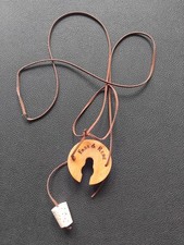 Wein Glas Halter Weinfest Holz Fass & Rebe Umhängen Wein Rack