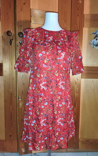 Elegantes sommer rot kleid - elegantes,
