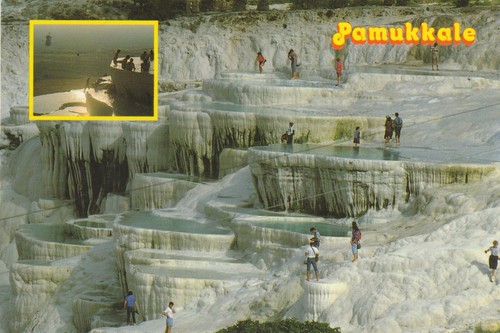 Pamukkale türkei travertin - türkei,