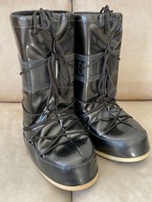 TECNICA Herren Moon Boots 42-44 Schwarz aus Vinyl TOP Zustand! - Sehr SELTEN!!!