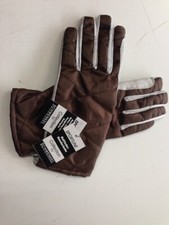 Reithandschuhe Damen-Herren-Kinder- org. Schwenkel "Mocca/Grau" (9)-neu!l