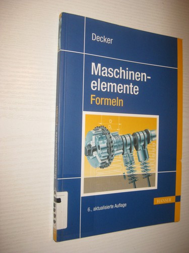 Decker maschinenelemente - decker,