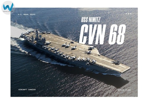 Uss nimitz cvn poster - uss,