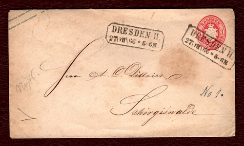 Brief königreich sachsen - brief,