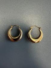 Creolen Ohrringe 333 Gold 8