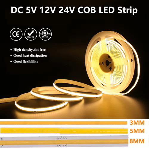 Cob led streifen - led, 480led/m