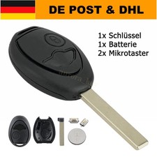2 Tasten Schlüssel Gehäuse für MINI One Cooper R50 R53 Autoschlüssel + Batterie