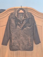 Herren Winter  Lederjacke braun (Antikbraun), Größe L, Northland Professional