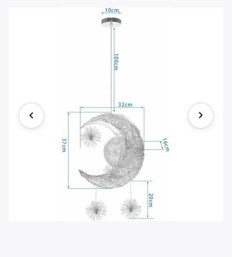 Hängelampe stern und mond - hängelampe,