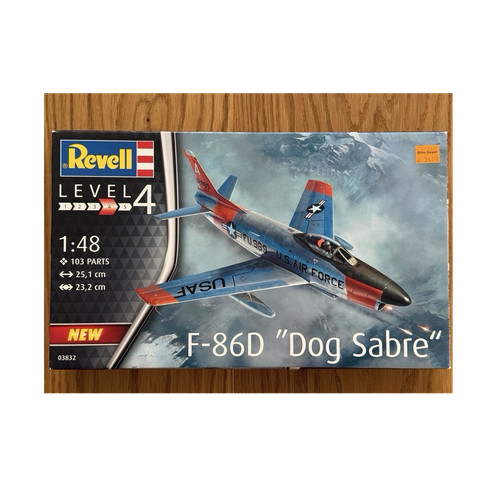 Revell 86d dog - f-86d,