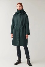 COS Mantel mit Kapuze und