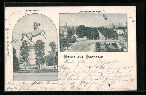 Ansichtskarte hannover - ansichtskarte,
