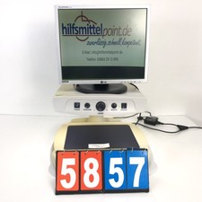Bildschirmlesegerät Optron Merlin Lesehilfe Bildschirmlupe mit Monitor Farbe 