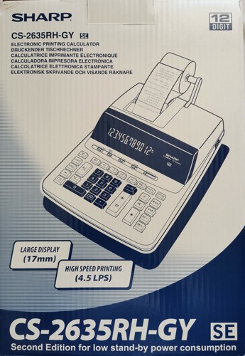 Sharp druckender tischrechner - druckender,