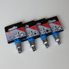 BGS E-Profil Nuss, Steckschlüssel Einsatz Außen Torx, Antrieb 1/4", SW E4 - E11