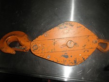 Greifzug Globenrad Umlenkungrolle vom THW Winde