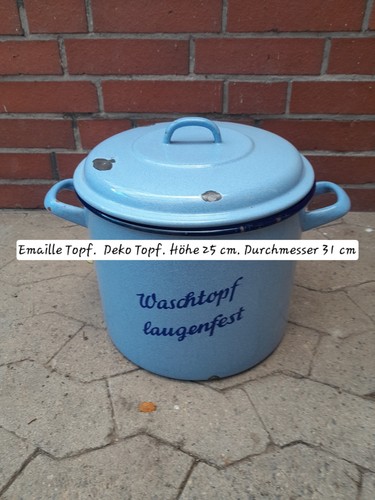 Email topf emaille blau - email, topf,