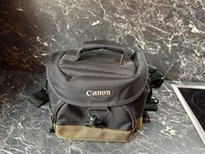 Canon Kameratasche Schwarz/grün mit Schulterriemen - DSLR Tasche